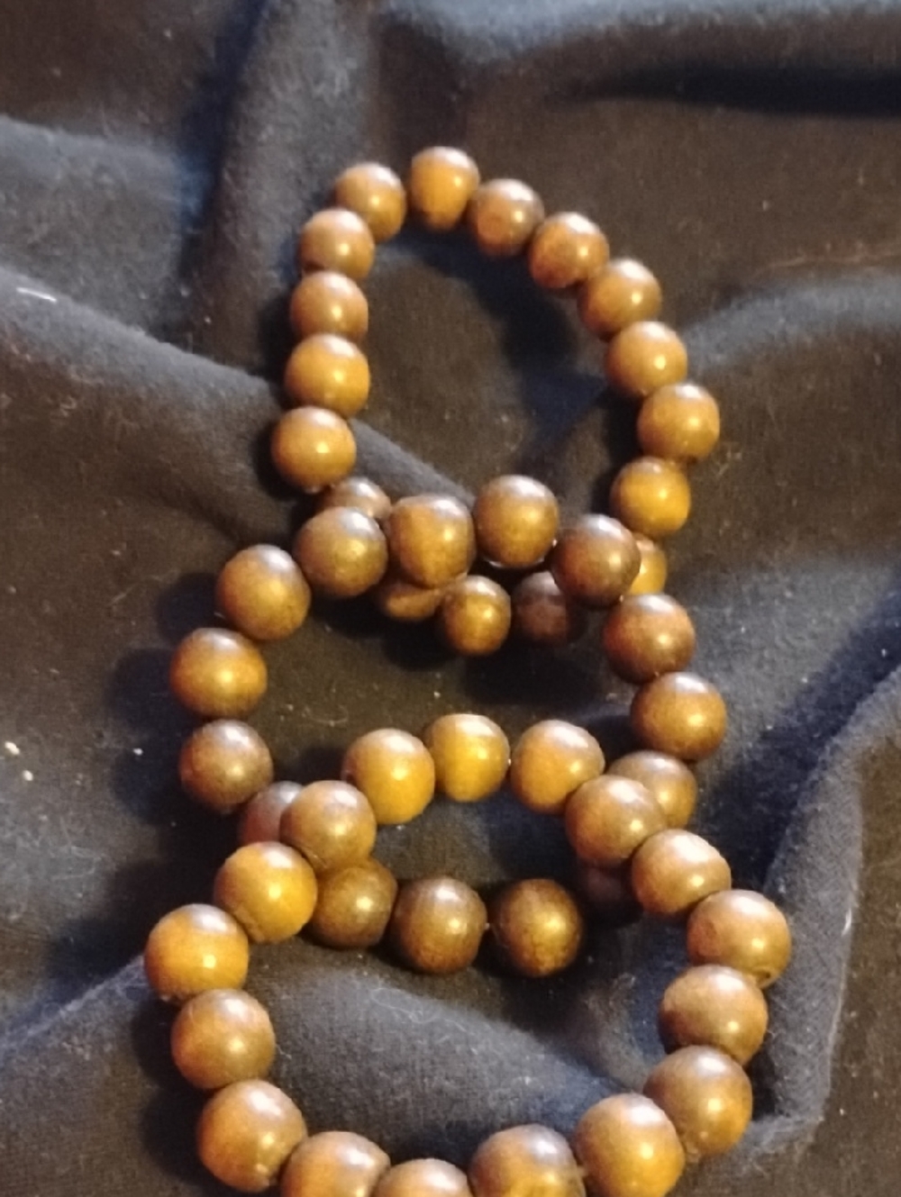 Vintage Chunky Wooden Beaded Bracelets